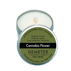 Cannabis Flower Soy Candle